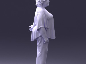 old woman 0082 3d print ready 3D 打印模型