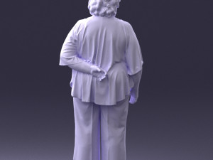old woman 0082 3d print ready 3D 打印模型