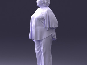 old woman 0082 3d print ready 3D 打印模型
