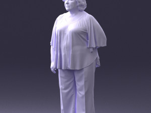 old woman 0082 3d print ready 3D 打印模型