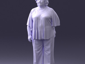 old woman 0082 3d print ready 3D 打印模型