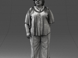 old woman 0082 3d print ready 3D 打印模型
