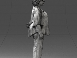 old woman 0082 3d print ready 3D 打印模型