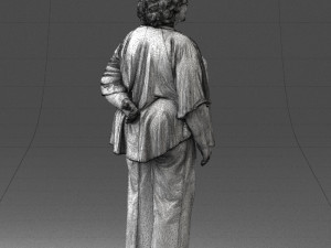 old woman 0082 3d print ready 3D 打印模型