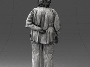 old woman 0082 3d print ready 3D 打印模型