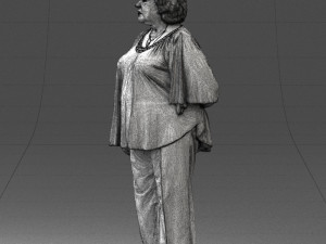 old woman 0082 3d print ready 3D 打印模型