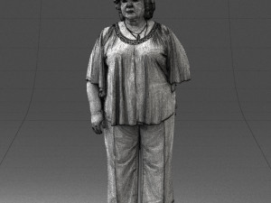old woman 0082 3d print ready 3D 打印模型