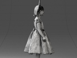 girl in red dress 0070 3d print ready 3D Принт Модель