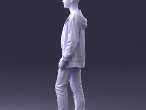 boy in colorful clothes 0069 3d print ready 3D Baskı Modeli
