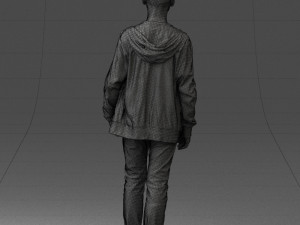 boy in colorful clothes 0069 3d print ready 3D Baskı Modeli