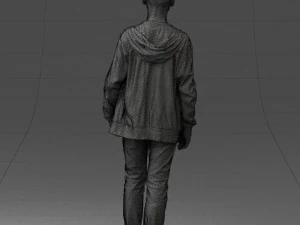 000403 Realistic Teen Boy in Colorful Clothing 3dp 3D Print Model