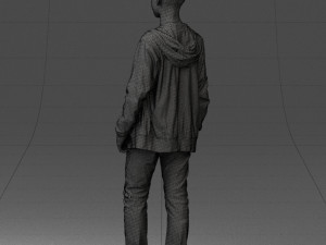 boy in colorful clothes 0069 3d print ready 3D Baskı Modeli