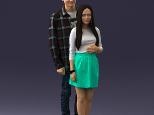 young couple 0068 3D 모델