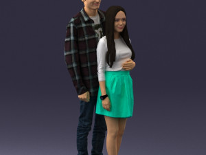 young couple 0068 3D 모델