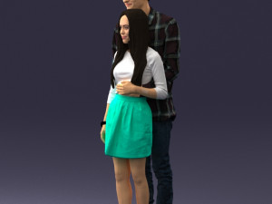 young couple 0068 3D 모델
