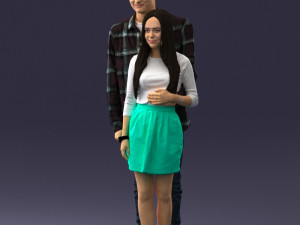 young couple 0068 3D 모델