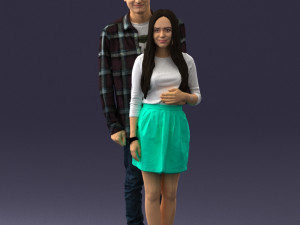 young couple 0068 3D 모델