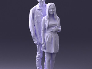 young couple 0068 3D 모델