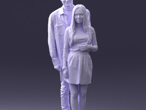 young couple 0068 3D 모델