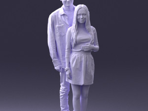 young couple 0068 3D 모델