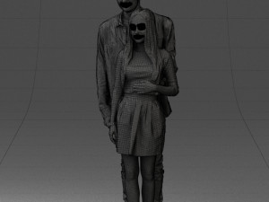 young couple 0068 3D 모델