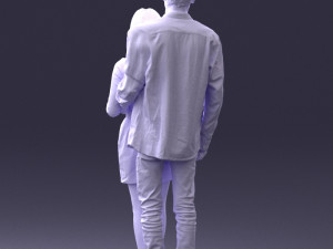 young couple 0068 3d print ready 3Dプリントモデル