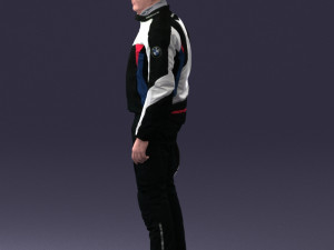 man in motorcycle clothes 0091 3d print ready 3D-Druckmodell