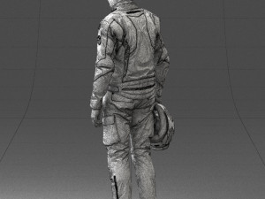man in motorcycle clothes 0091 3d print ready 3D-Druckmodell