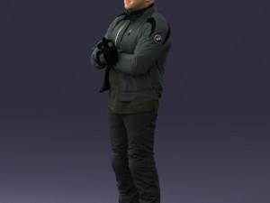 man in motorcycle clothes 0092 Modello 3D