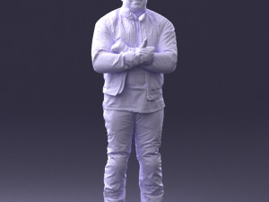 man in motorcycle clothes 0092 Modello 3D