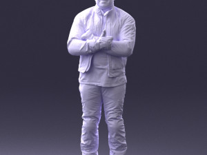 man in motorcycle clothes 0092 Modello 3D