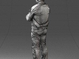 man in motorcycle clothes 0092 Modello 3D