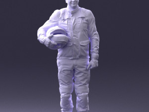 man in motorcycle clothes 0095 Modèle 3D