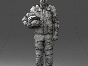 man in motorcycle clothes 0095 Modèle 3D