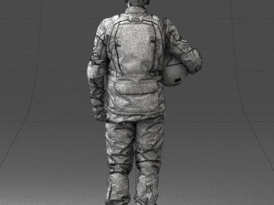 man in motorcycle clothes 0095 Modèle 3D