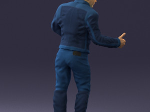 man in charisma pose 0096 3d print ready 3D Print Model