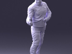 man in charisma pose 0096 3d print ready 3D Print Model