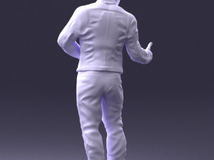 man in charisma pose 0096 3d print ready 3D Print Model