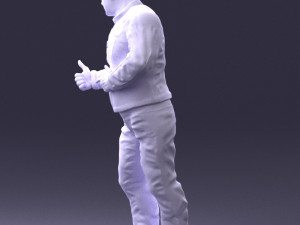 man in charisma pose 0096 3d print ready 3D Print Model