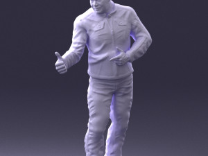 man in charisma pose 0096 3d print ready 3D Print Model