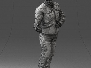 man in charisma pose 0096 3d print ready 3D Print Model