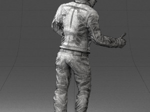man in charisma pose 0096 3d print ready 3D Print Model