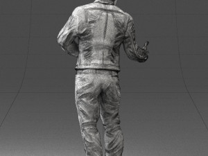 man in charisma pose 0096 3d print ready 3D Print Model