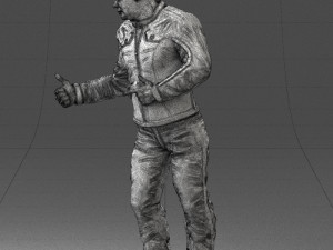 man in charisma pose 0096 3d print ready 3D Print Model