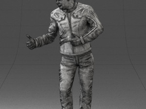 man in charisma pose 0096 3d print ready 3D Print Model