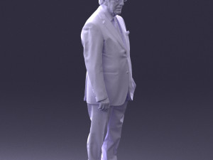 man in glasses 0097 3D Модель