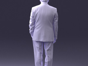 man in glasses 0097 3D Модель