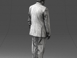 man in glasses 0097 3D Модель