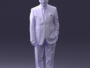 man in glasses 0097 3d print ready 3D Print Model