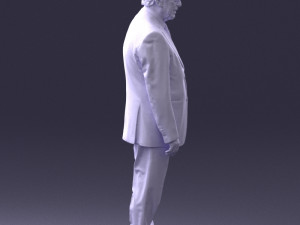 man in glasses 0097 3d print ready 3D Print Model